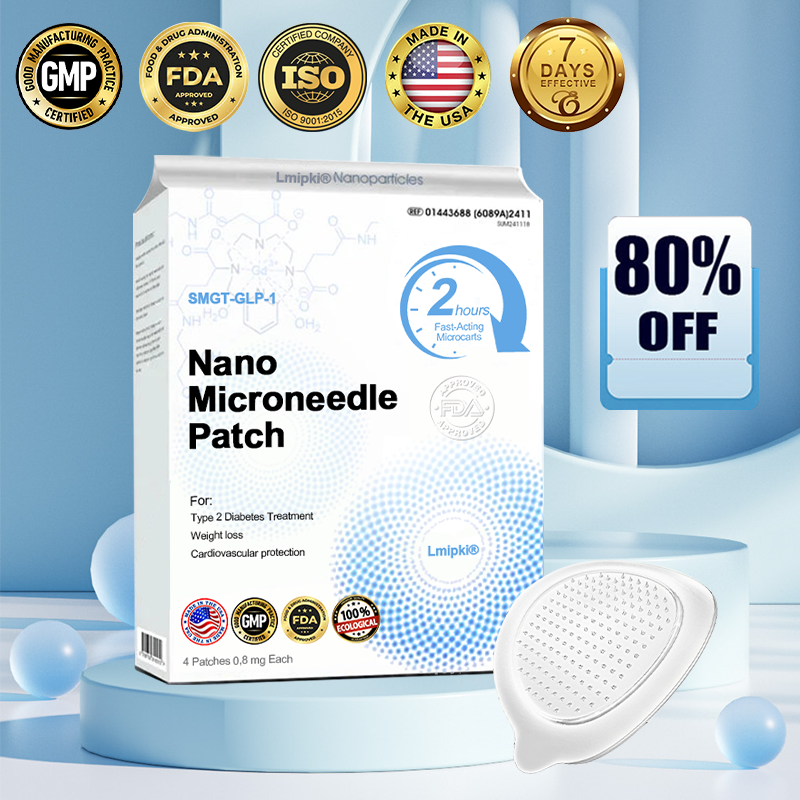 【2025 Medical Grade Newly Upgraded🥇】🇺🇸Lmipki® NIDDK-Tirzepatide Nano Microneedle Patch （Zero Pain, 24/7 Release | Lose 20lbs FAST | 90% Sugar Drop | ）